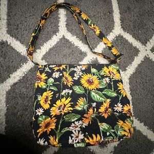 Vera Bradley NWOT Bucket Sunflower Crossbody/Shoulder Purse